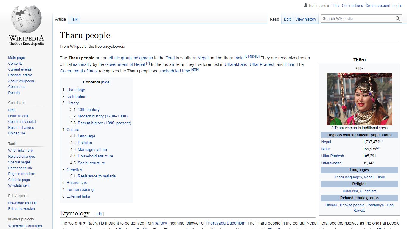 Tharu people - Wikipedia